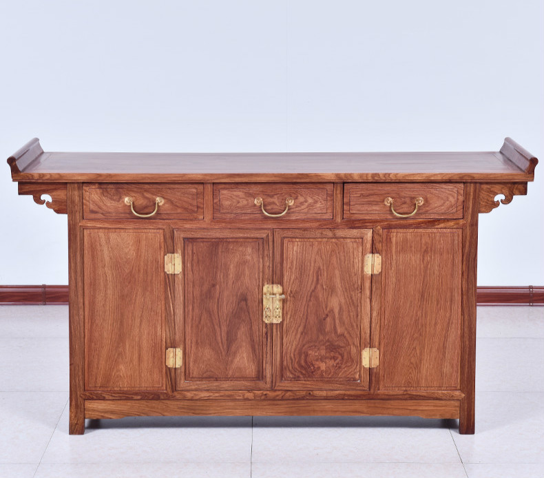 紅實木中式斗柜，仿古玄關(guān)中式柜子