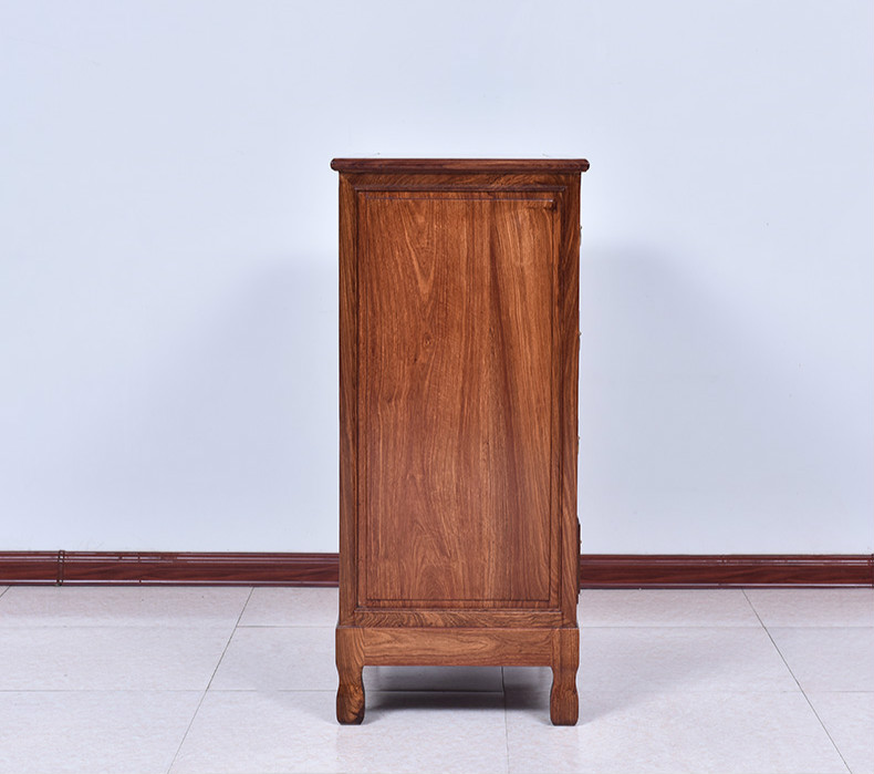 紅實(shí)木簡約五斗柜，仿古儲(chǔ)物中式柜子