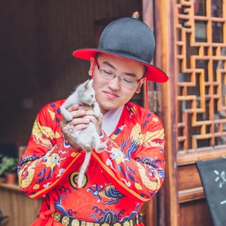 執(zhí)子之手與子偕老唯美頭像，唯美古風(fēng)情侶頭像