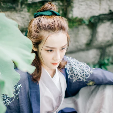 竹林山寺閨蜜古風(fēng)頭像，唯美古風(fēng)女子真人頭像