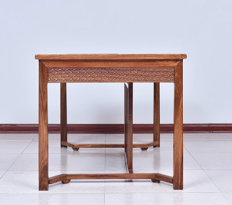 紅實木茶桌，新中式仿古茶桌