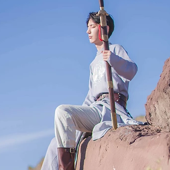 霸氣俠客行頭像，唯美古風真人男生頭像