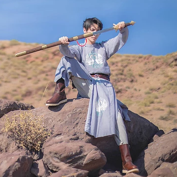 霸氣俠客行頭像，唯美古風真人男生頭像