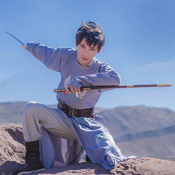 霸氣俠客行頭像，唯美古風真人男生頭像