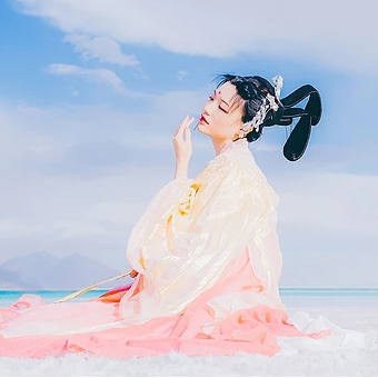 冰雪美人飄逸唯美頭像，唯美古風(fēng)女子頭像