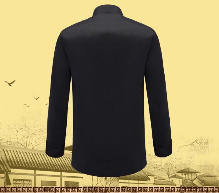 時尚家佳樂文學(xué)喜慶繡龍男士唐裝