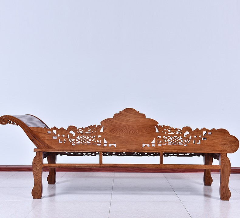 中式花梨木羅漢床，實(shí)木中式床貴妃榻