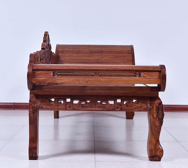 中式花梨木羅漢床，實(shí)木中式床貴妃榻