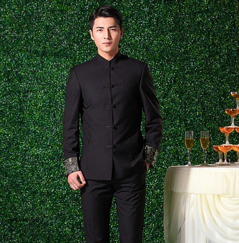 家佳樂文學(xué)休閑立領(lǐng)中山裝，時(shí)尚復(fù)古國風(fēng)唐裝