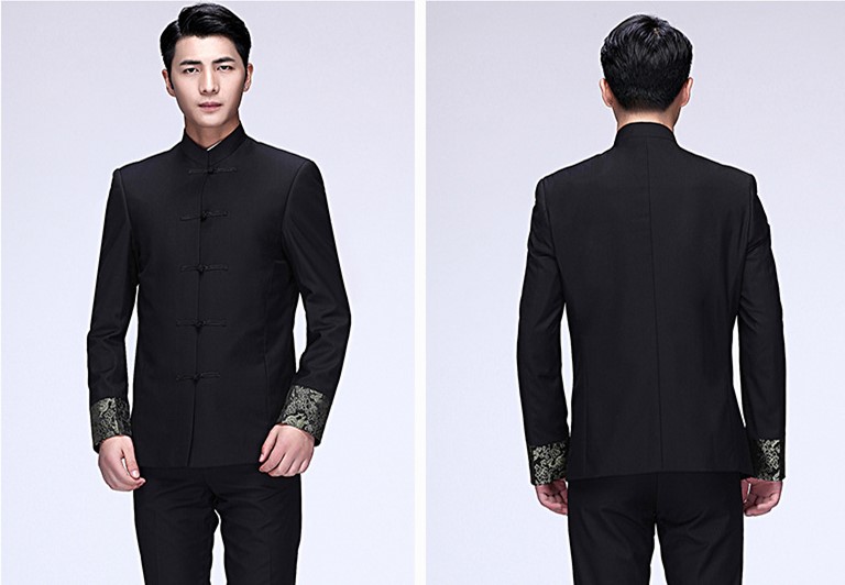 家佳樂文學(xué)休閑立領(lǐng)中山裝，時(shí)尚復(fù)古國風(fēng)唐裝