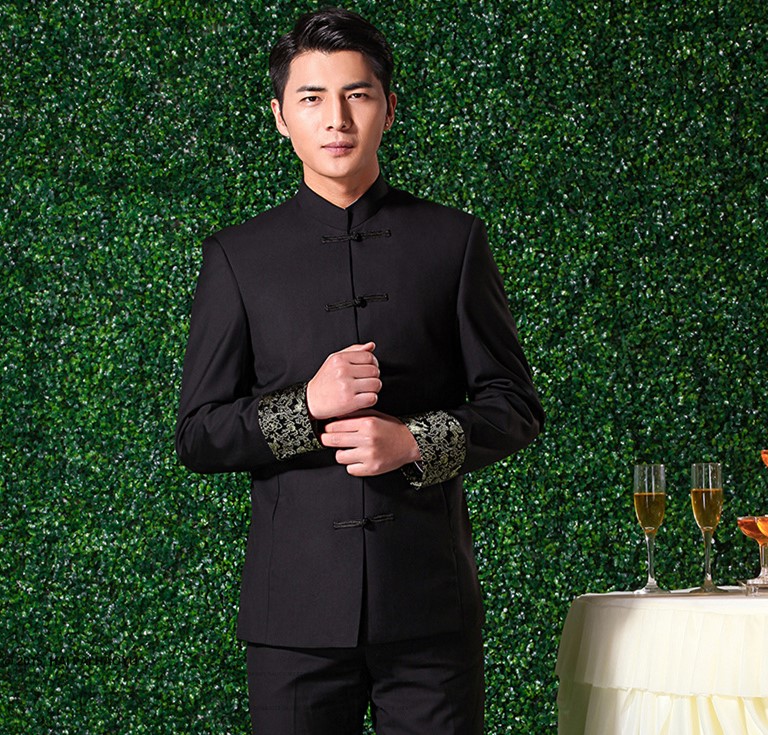 家佳樂文學(xué)休閑立領(lǐng)中山裝，時(shí)尚復(fù)古國風(fēng)唐裝