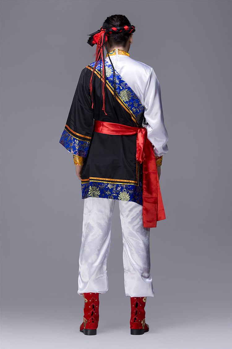 別具一格的蒙古族男裝服飾，蒙古袍少數(shù)民族服