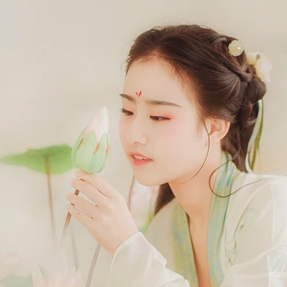 小清新漢服少女頭像，唯美古風(fēng)真人頭像