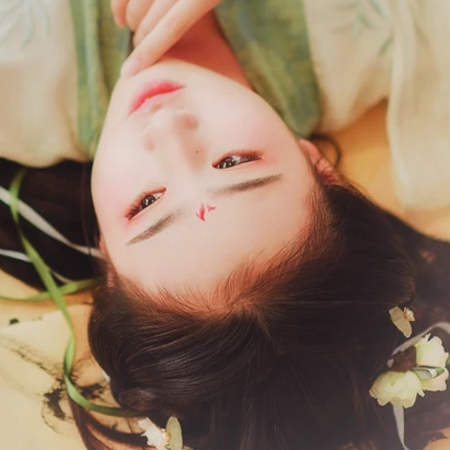 小清新漢服少女頭像，唯美古風(fēng)真人頭像
