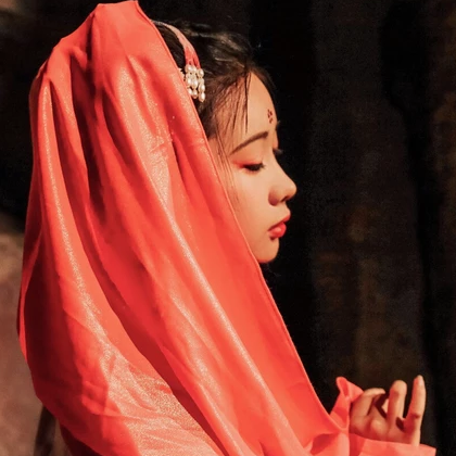 浮世年華少女頭像，唯美古風(fēng)真人頭像