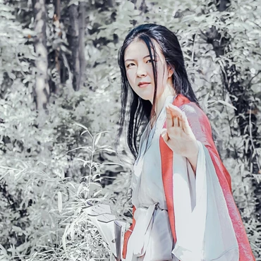 冰雪柔情少女頭像，唯美古風(fēng)真人頭像