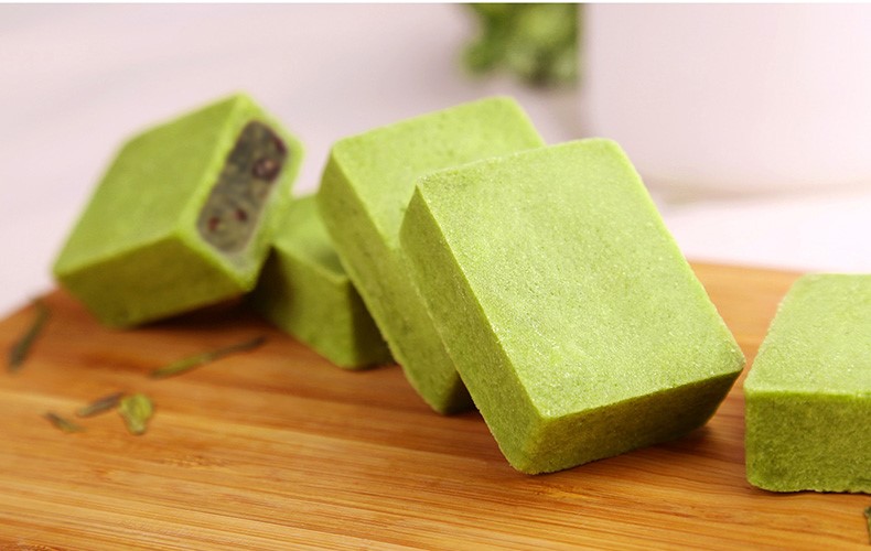 杭州特產(chǎn)美食糕點(diǎn)，特色手工抹茶點(diǎn)心龍井酥
