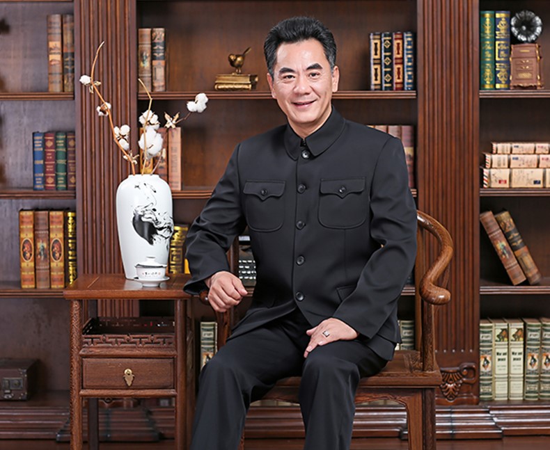 時(shí)尚家佳樂(lè)文學(xué)傳統(tǒng)韻味中老年中山裝