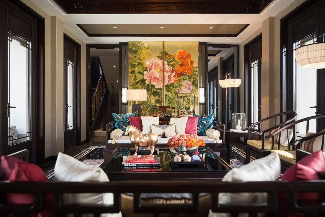 詩意家佳樂文學(xué)元素的中式大宅裝修設(shè)計(jì)