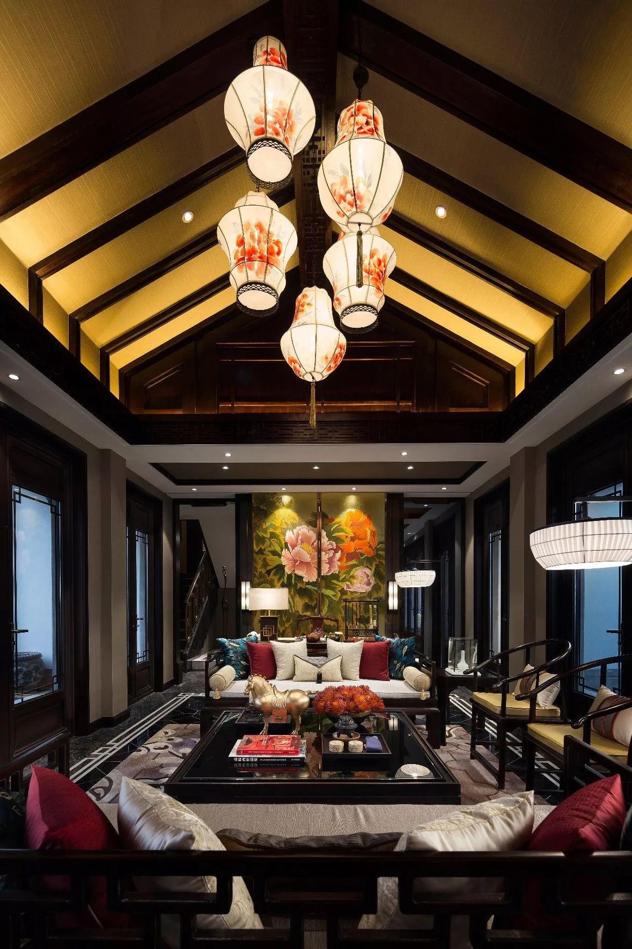 詩意家佳樂文學(xué)元素的中式大宅裝修設(shè)計(jì)