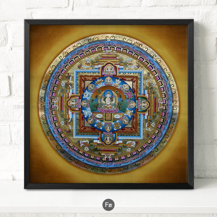 九款民族風(fēng)抽象圖案掛畫，家佳樂文學(xué)古風(fēng)裝飾畫