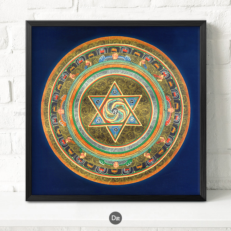 九款民族風(fēng)抽象圖案掛畫(huà)，家佳樂(lè)文學(xué)古風(fēng)裝飾畫(huà)