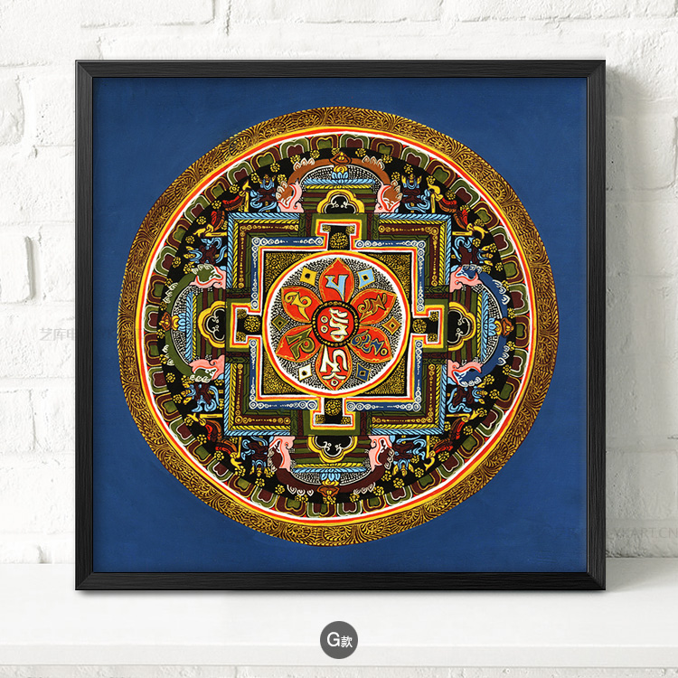 九款民族風(fēng)抽象圖案掛畫，家佳樂文學(xué)古風(fēng)裝飾畫