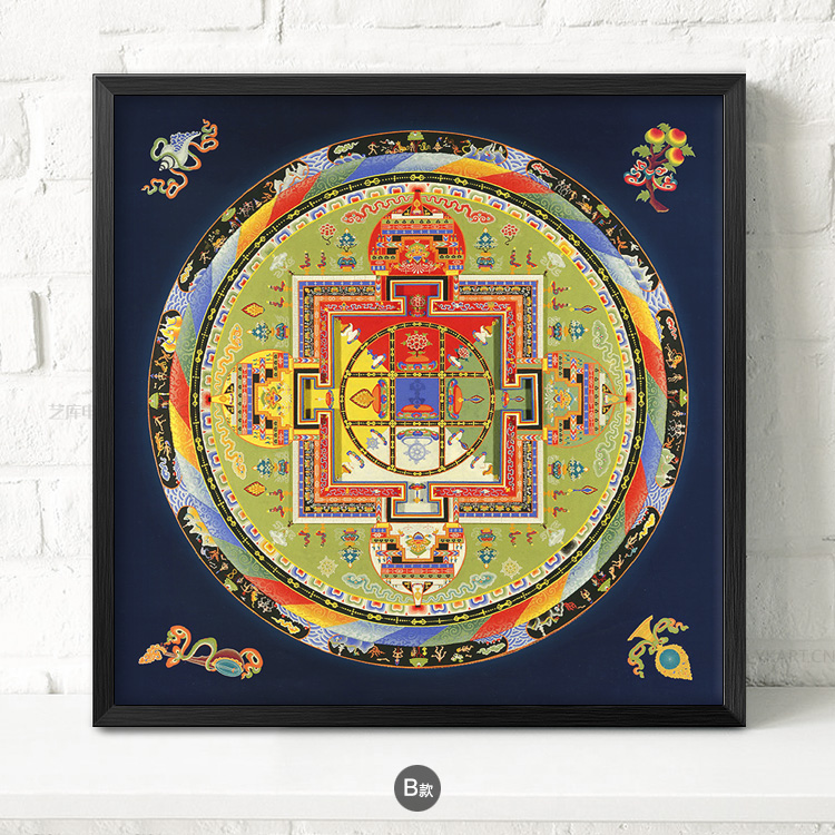 九款民族風(fēng)抽象圖案掛畫(huà)，家佳樂(lè)文學(xué)古風(fēng)裝飾畫(huà)