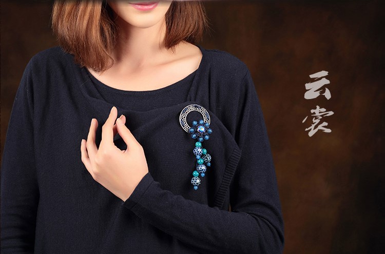 復(fù)古家佳樂文學(xué)胸針胸花飾品