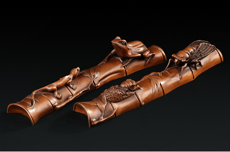 仿古知足常樂(lè)鎮(zhèn)紙，文房四寶鎮(zhèn)尺