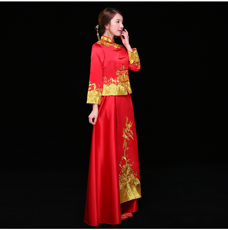 古典喜服中式禮服，秀禾服新娘結婚禮服