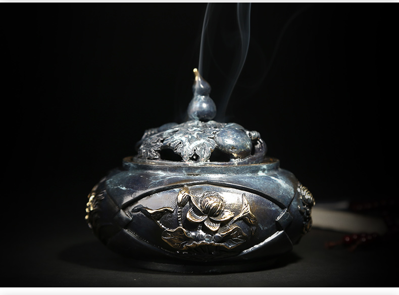 四季之花香爐，精美仿古熏香爐