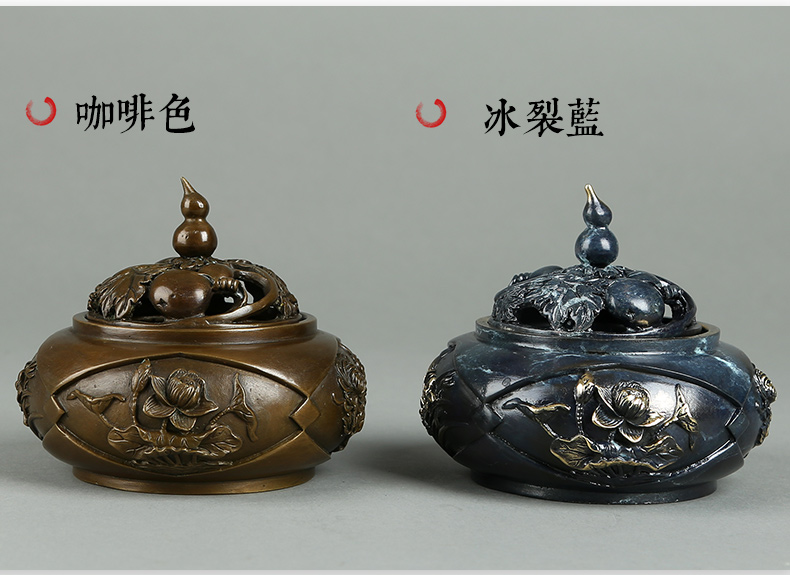 四季之花香爐，精美仿古熏香爐