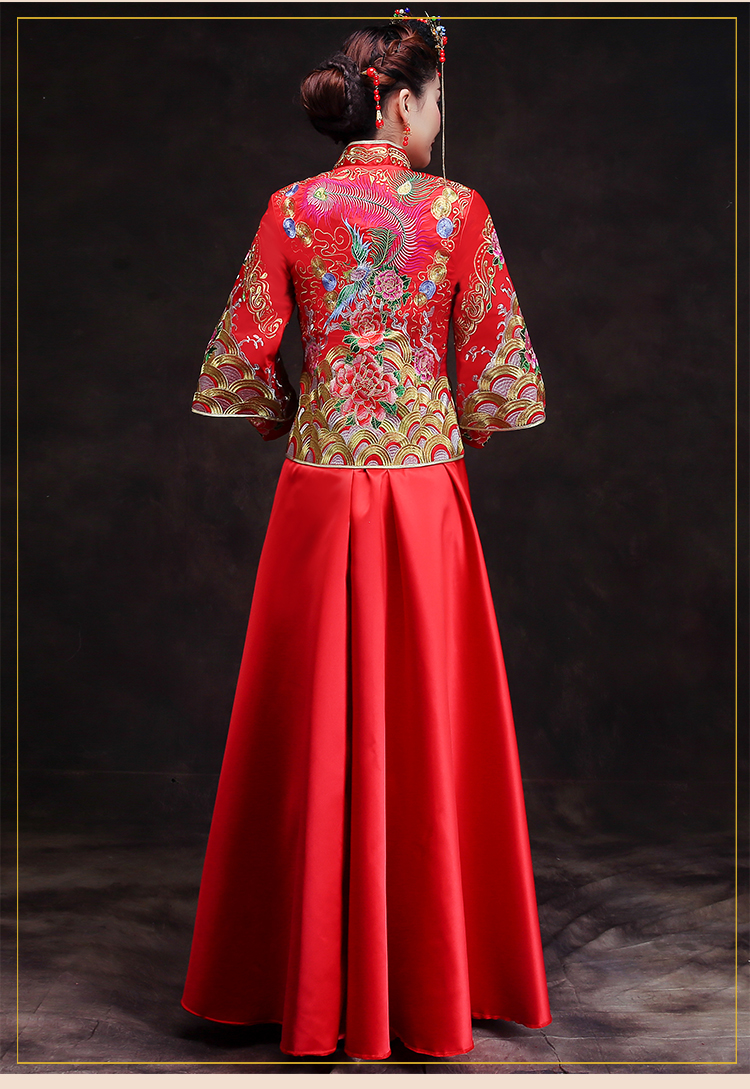 復(fù)古風(fēng)新娘禮服，時(shí)尚驚艷中式禮服