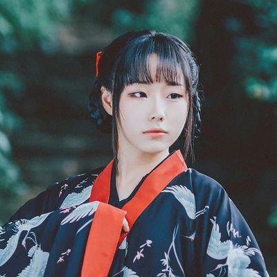 俏皮可愛漢服女子頭像，唯美古風真人頭像