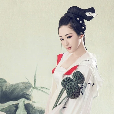 清新藕風輕女生頭像，唯美古風真人頭像