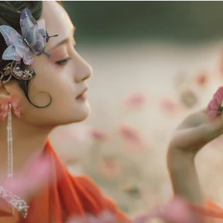 嫵媚嬌艷女子頭像，唯美古風(fēng)真人頭像