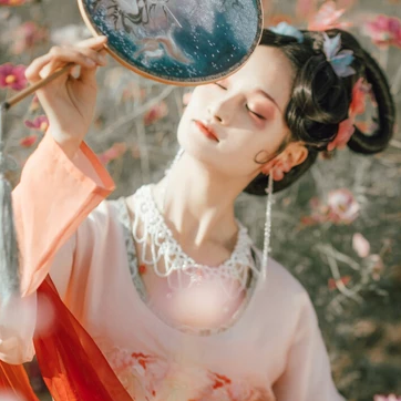 嫵媚嬌艷女子頭像，唯美古風(fēng)真人頭像