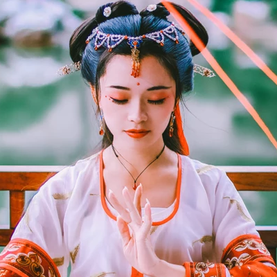 嬌艷女子頭像，唯美古風真人頭像