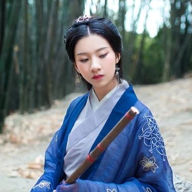 竹林閨蜜頭像，唯美古風真人頭像