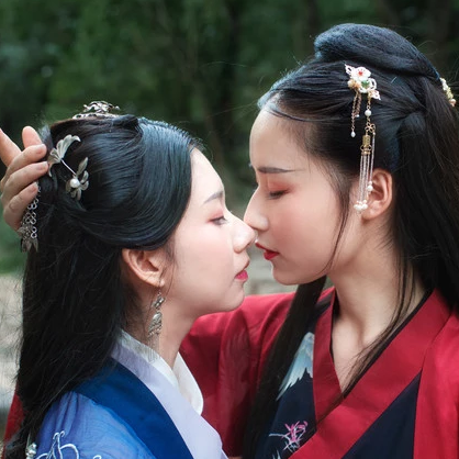 竹林閨蜜頭像，唯美古風真人頭像