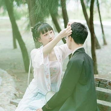 長相思情侶頭像，唯美古風真人頭像