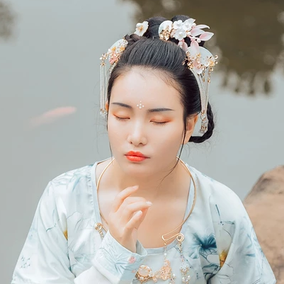 并蒂閨蜜頭像，唯美古風(fēng)真人頭像