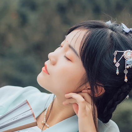 并蒂閨蜜頭像，唯美古風(fēng)真人頭像