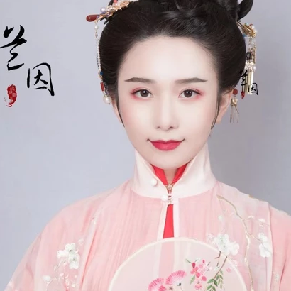 古典帶團(tuán)扇女生頭像，唯美古風(fēng)真人頭像