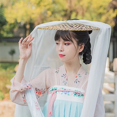 文藝清新漢服女生頭像,唯美古風真人頭像