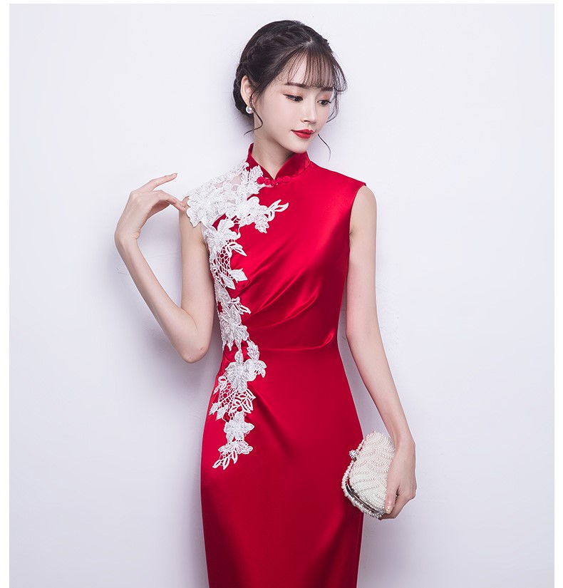 時尚典雅中式禮服，家佳樂文學(xué)優(yōu)雅晚禮服