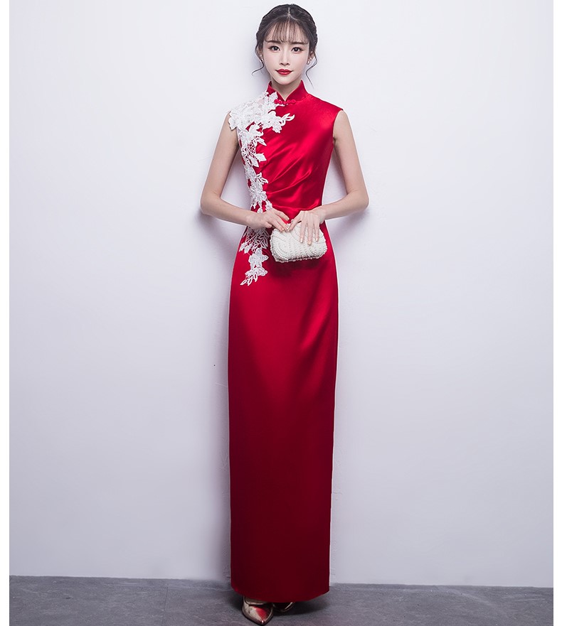 時尚典雅中式禮服，家佳樂文學(xué)優(yōu)雅晚禮服