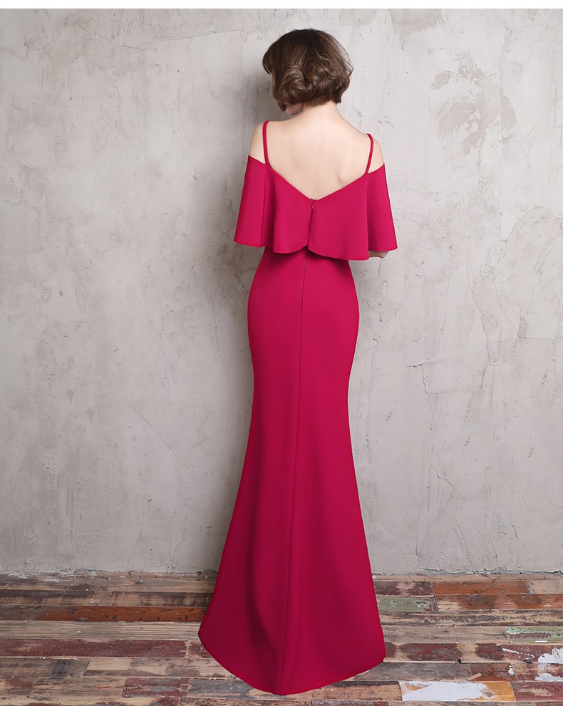 時(shí)尚大方吊帶中式禮服，優(yōu)雅家佳樂文學(xué)晚禮服