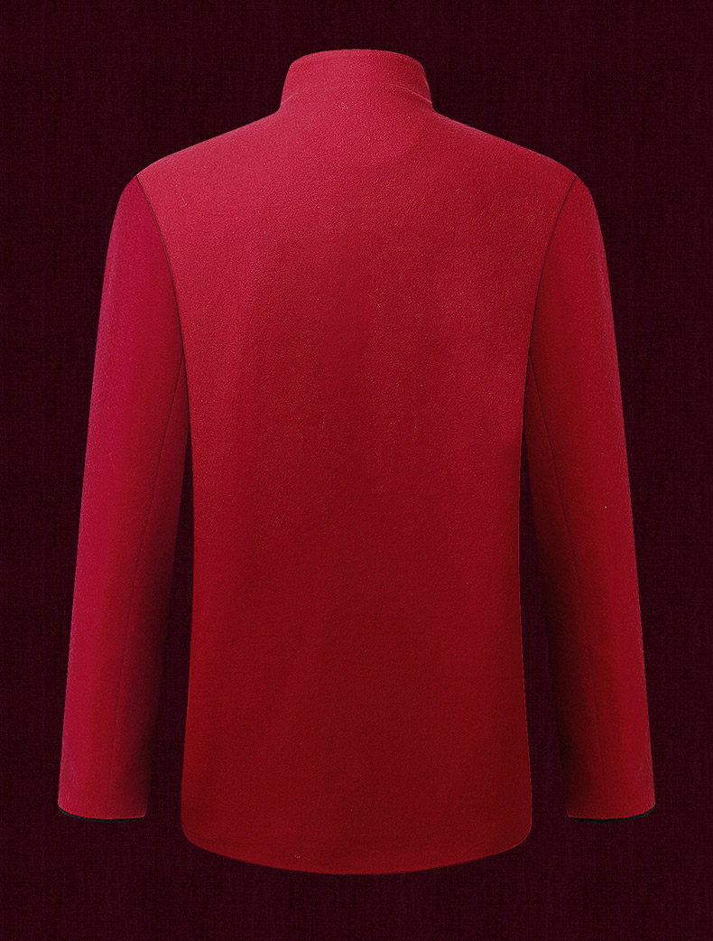 古典情侶羊毛妮唐裝，復(fù)古風(fēng)中式唐裝